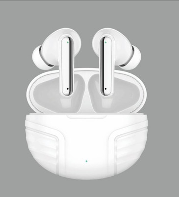 Seashot V11 Earbuds with Game Mode, 12H Playtime, Quad Mic ENC, 13mm driver Bluetooth(White, True Wireless)