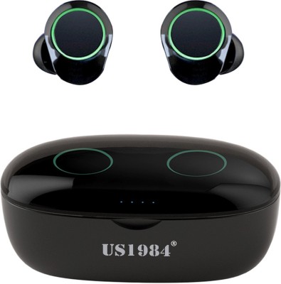 US1984 Buds True Wireless Bluetooth Earbuds with 30 Hours Play time ENC IPX7 Headset Bluetooth Headset(Black, True Wireless)