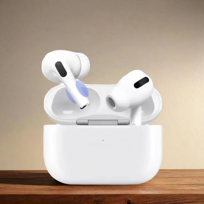 JQVA Earbuds Max ANC Enabled Touch Mic Deep Bass Earbuds Bluetooth(White, True Wireless)