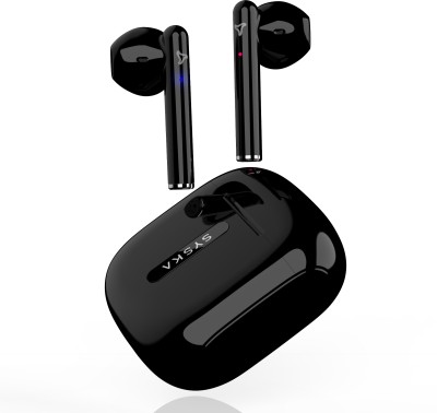 Syska SonicBuds X1 Bluetooth Gaming Headset(Elegant Black, True Wireless)