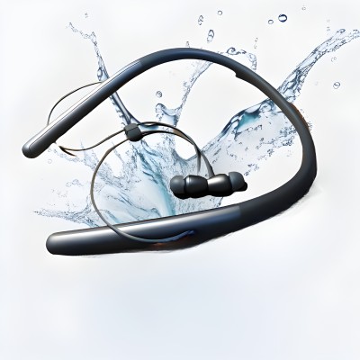 GREE MATT Waterproof Bluetooth wireless neckband earphone with High bass B8 Bluetooth Headset(Black, In the Ear)