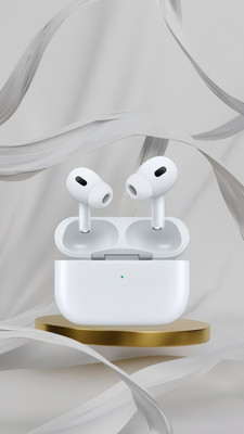 Morxt Air-podx pro (2nd generation) MX320 with Earbuds Upto 40Hrs Playtime (USB-C) Bluetooth(White, On the Ear)