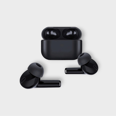 AIZINA Active Noise Block, Fast Pair, True Wireless, Bluetooth Gaming Earbuds_DJ Bluetooth(Black, True Wireless)
