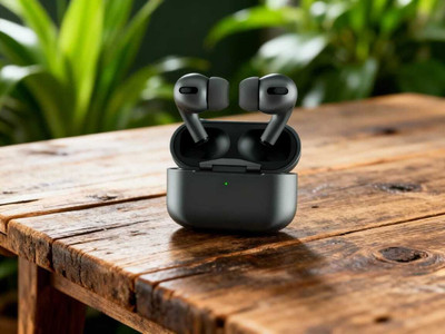 DINESH TWS AirPod Pulse Black Bluetooth(Black, True Wireless)