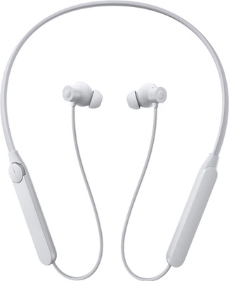 Rueqn C2 Dilbar - MAGNETIC POWER OFF/ON 48Hr Playtime Headphone Neckband (W2) Bluetooth(White, In the Ear)