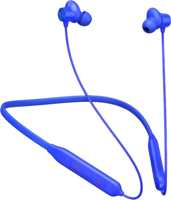 MR.NOBODY Heavy Bass Clean Sound 48 hours BATTERY BACKUP Wireless Neckband mn2 Bluetooth(Blue, In the Ear)