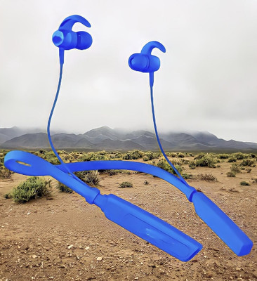 GPQ STORE Rokerz 235 Pro Wireless Bluetooth Neckband(0B.547 Bluetooth(Blue, In the Ear)
