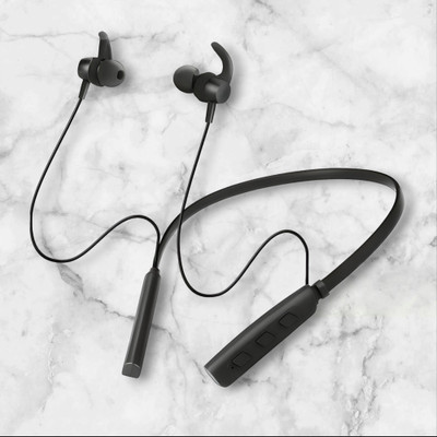 GPQ STORE Rokerz 235 Pro Wireless Bluetooth Neckband(0.4015 Bluetooth(Black, In the Ear)