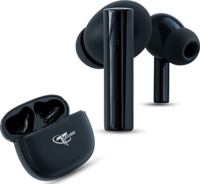 Techio SwiftBeats Bluetooth(Black, True Wireless)