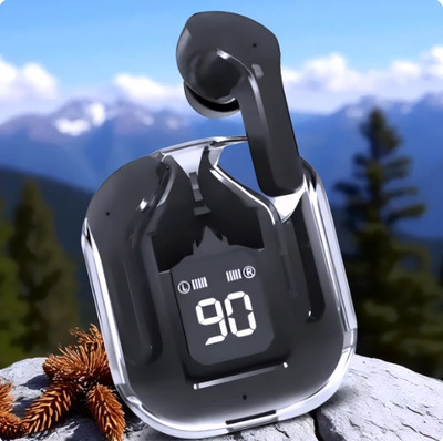 Acheron ULTRAPOD MAX TWS Earbuds with 13mm Drivers, Noise Reduction, Bluetooth 5.3 Bluetooth(Black, ZenPods+, In the Ear)