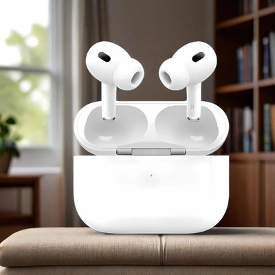 VR Bright Lite Max with Smart Noise Cancel Bluetooth(White, In the Ear)