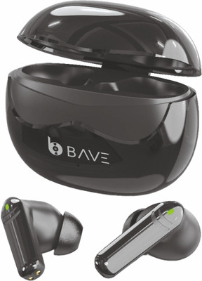 BAVE SOUL TWS EARBUDS 4-5 Hrs Playtime, Type C 20HZ-8000HZ 124DB, A2DP AVDTP AVRCP Bluetooth(Black, In the Ear)