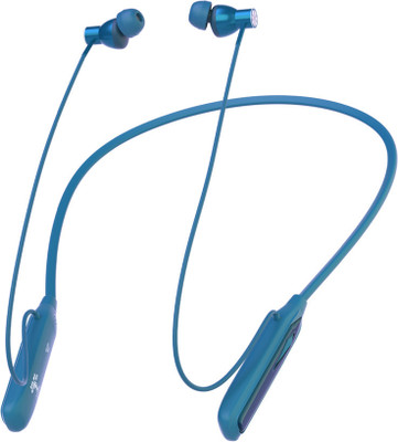 BK Star 742 Wireless Neckband with 60 Hours Play Time Fast Charging Bluetooth Bluetooth(Blue, In the Ear)