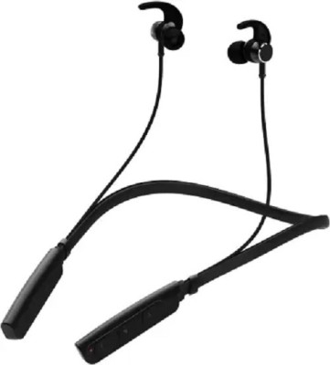 LOPAZ B-235 Wireless Neckband with Mic Powerful Stereo Sound Quality Bluetooth Headset Bluetooth(Black, In the Ear)