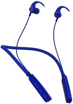 IZWI New 2023 ROCK SOUND 233 +Pro Neckband Wireless With Mic Headphones/Earphones Bluetooth Headset(Blue, In the Ear)