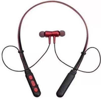Shri Enterprises Bluetooth Bluetooth Headset(Red, In the Ear)