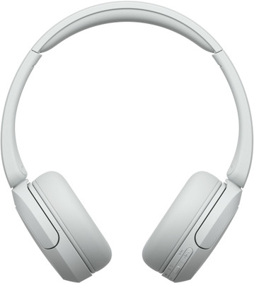 SONY WH-CH520 with 50 Hrs Playtime, DSEE Upscale, Multipoint Connection/Dual Pairing Bluetooth(White, On the Ear)