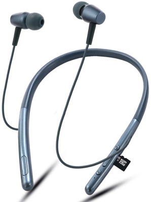 IZWI 2023 Sports wireless Neckband Creative Air conduction Sports Waterproof Bluetooth Headset(Grey, In the Ear)