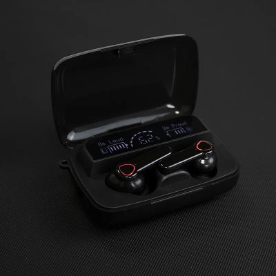 Jeevan jyoti agency Earbuds M19 TWS 5.1 LED Digital Display Touch Control wireless With Flashlight Bluetooth(Black, True Wireless)