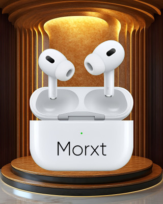 Morxt Air.poX Pro 2 Best premium quality -(USB-C)A91 Bluetooth(White, True Wireless)