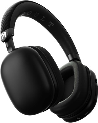 Boult Fluid X 60H Battery, 40mm Drivers, Foldable design, ENC Mic, Gaming Mode, 5.4v Bluetooth & Wired(Black, On the Ear)