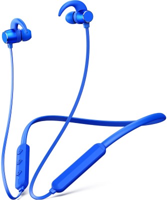 ZTNY Sports Wireless Bluetooth Neckband Earphone with Extra Bass & Noise Reduction Z3 Bluetooth Gaming(Blue, In the Ear)