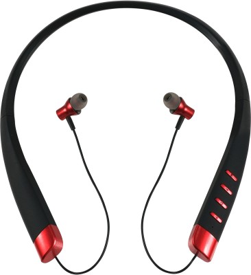 ultiads 60 Hours Playtime Fast Charging Wireless Bluetooth Bluetooth(Red, In the Ear)