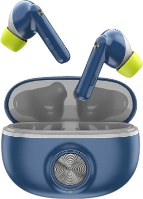 One7 ON-TWS-38 Long Battery Life Earbuds and Immersive Sound for Music Lovers Bluetooth(Blue, In the Ear)