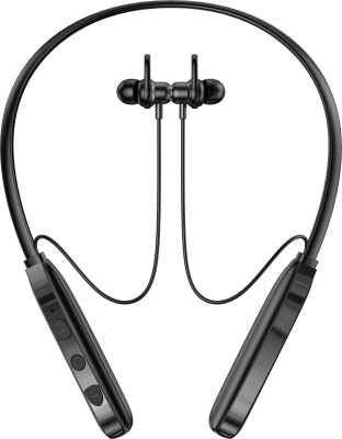 Seashot P-1 Wireless Sport Neckband Bluetooth Headphones with Mic Bluetooth Bluetooth Headset(Black, True Wireless)