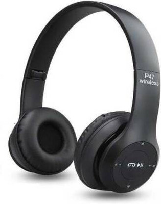 MECKWELL NEW Wireless Bluetooth Headphone with Mic and FM SD CARD SLOT Bluetooth(Black, On the Ear)