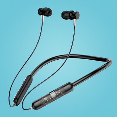 GEMFLY N70 Fast Charging Transparent Desine Battery Life 3 Days wireless neckband G10 Bluetooth(Black, In the Ear)