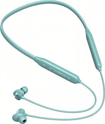 SAIBABA MN2 50Hour Backup,Extra Bass,Waterproof Bluetooth Neckband Headset Bluetooth(Green, True Wireless)