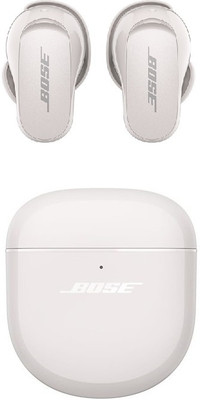 Bose QuietComfort II,Wireless,in-Ear Headphones with Personalized Noise Cancellation Bluetooth(Soapstone / White, True Wireless)