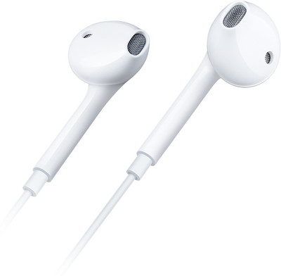 vivo Semi-In-Ear XE160 3.5mm jack Wired Earphones(Professional tuning) Wired Gaming(White, In the Ear)