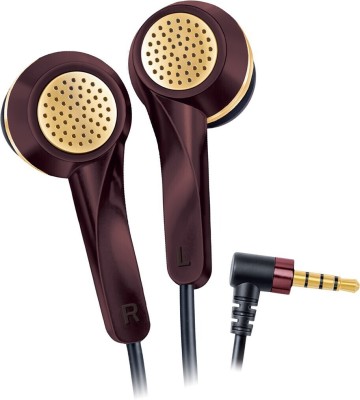 FINGERS SoundGlitz Wired Gaming Headset(Burgundy+Gold, In the Ear)