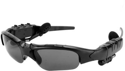 GLARIXA Rechargeable Smart Sunglasses Wireless Bluetooth Headset Polarized Glasses Music Bluetooth Headset(Black, In the Ear)