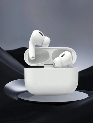 abhi AirPod Pro With Wireless Charging Case, ANC Bluetooth (White, True Wireless) Bluetooth(White, True Wireless)