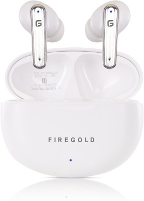 FIREGOLD Tws 161 Airdopes Hd Stereo Sound Quality With ENC Mic & 60hr Playback Bluetooth(White, In the Ear)