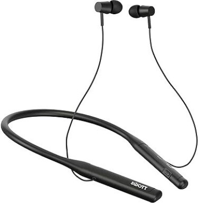 swott Neckon 102 Bluetooth Neckband Bluetooth Gaming Headset Bluetooth Headset(Black, In the Ear)