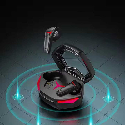 Clubics DX21 Earbuds – LED Case & Ultra-Low Latency Sound Bluetooth(Multicolor, True Wireless)
