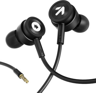 GOBOULT (previously Boult) XO 3.5mm Jack, Extra Bass, Dynamic Driver, Inline Control Wired(Black, In the Ear)