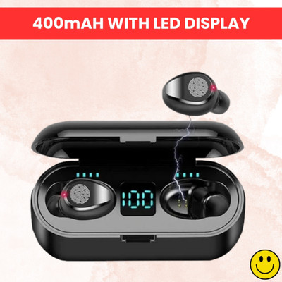 FRONY F9 Bluetooth Wireless Earbuds With Multi Touch Control and HD Sound QualityA235 Bluetooth(Black, True Wireless)