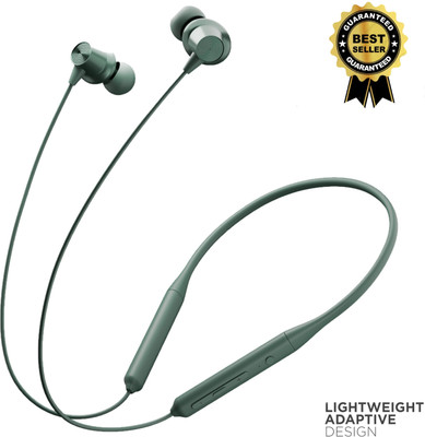 Enacfire Z3 Bullets Wireless with Fast Charge, 30 Hrs Battery Life, Earphones with mic Bluetooth(Green, On the Ear)