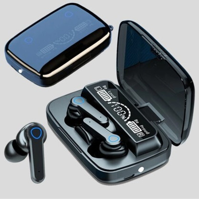 OCEAN THREEZ M19 TWS Bluetooth 5.1 Headset 9D Stereo Sports Waterproof Earbuds Bluetooth(Black, In the Ear)