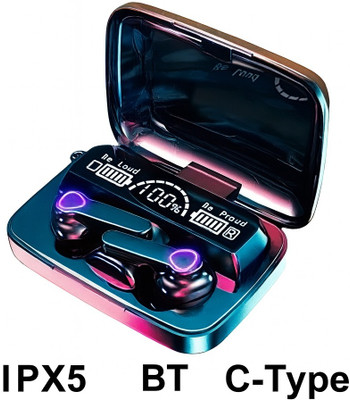 Wingster TWS_M19 Buds 5.1 Earbuds with 280H Playtime Headphones with Power BanK Bluetooth Bluetooth(Black, True Wireless)
