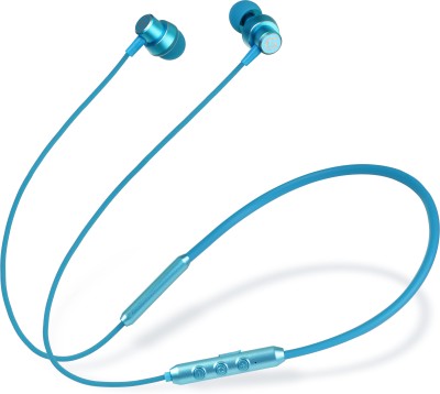 FIREGOLD Bt Jazz Bluetooth Headset Vibrate With ASAP Charge and Upto 60 Hours Playback Bluetooth(Blue, In the Ear)