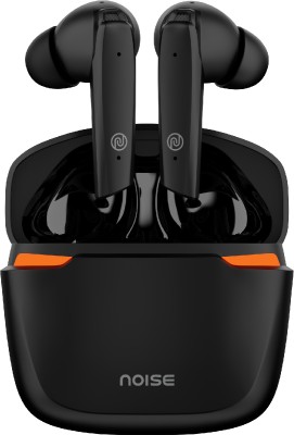 Noise Buds Combat with 45 Hours Playtime, Ultra-low Latency(40ms), Quad Mic ENC Gaming Bluetooth Headset(Stealth black, True Wireless)