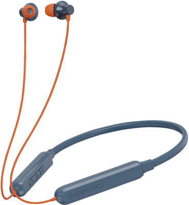 ZEBRONICS Jumbo Lite, with 70Hrs Backup, Fast Charging, ENC Mic, Gaming Mode, Splash Proof Bluetooth(Navy, In the Ear)