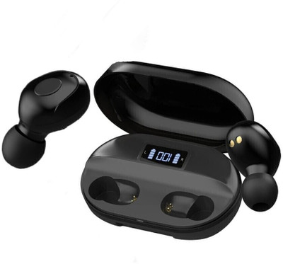 Digiwins RB T2 Max Earbuds/TWs Upto 45 Hrs Playtime With 2000 mAh Power Bank ASAP Charge Bluetooth(Black, True Wireless)