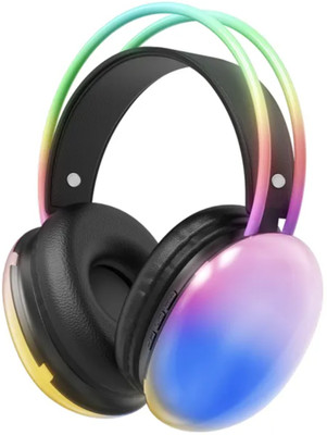 COREGENIX B30 LED Headphone with BT5.3, 30hrs Playtime, Low Latency, High Performance Bluetooth(Black, On the Ear)